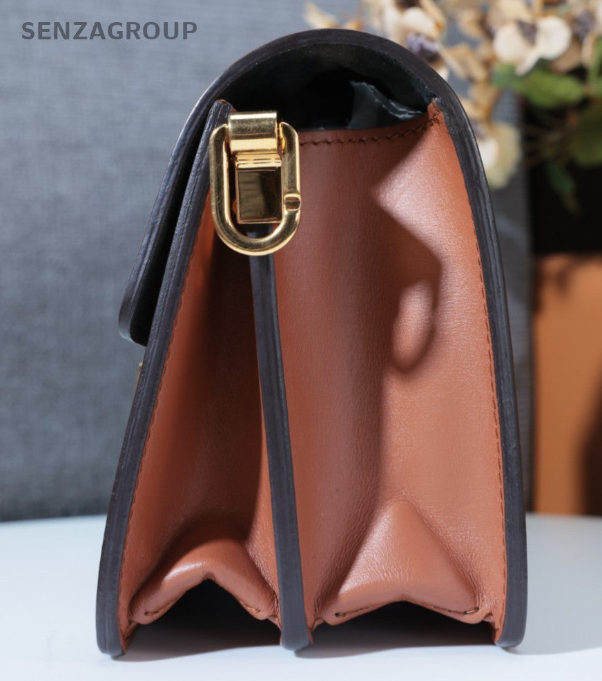 Louis Vuitton Dauphine Monogram PM Shoulder Bag Crossbody Brown Women Classic