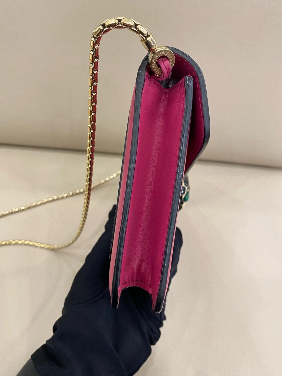 Bvlgari Serpenti PM Chain Crossbody Bag For Women