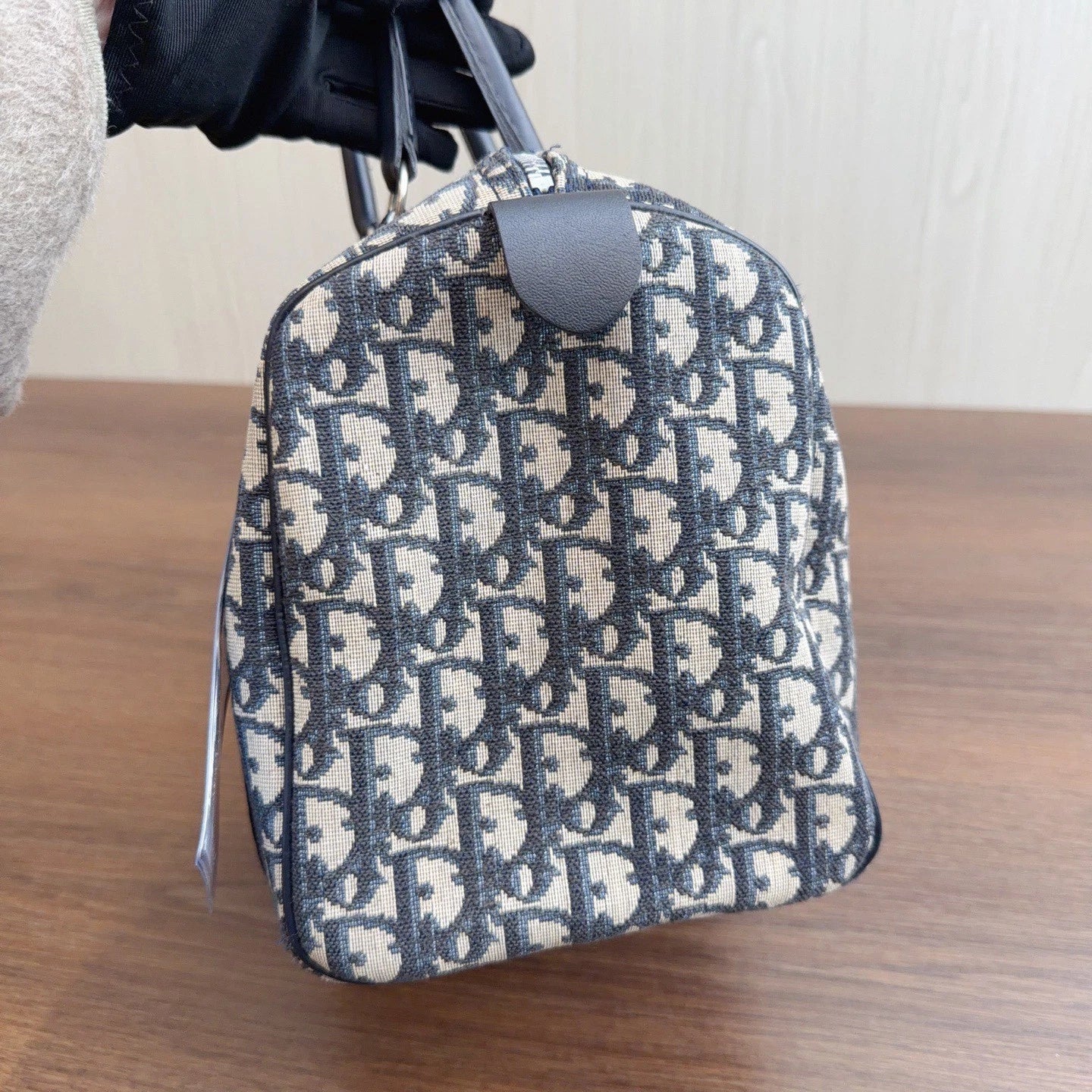 Christian Dior Vintage Boston Oblique Top Handle Bag Women Fashion