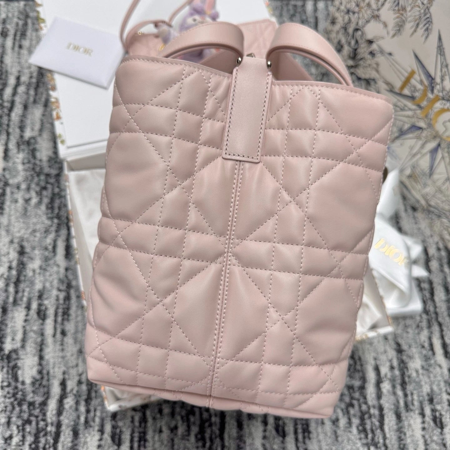 Dior Toujours Medium Horizontal Pink Tote Bag For Women