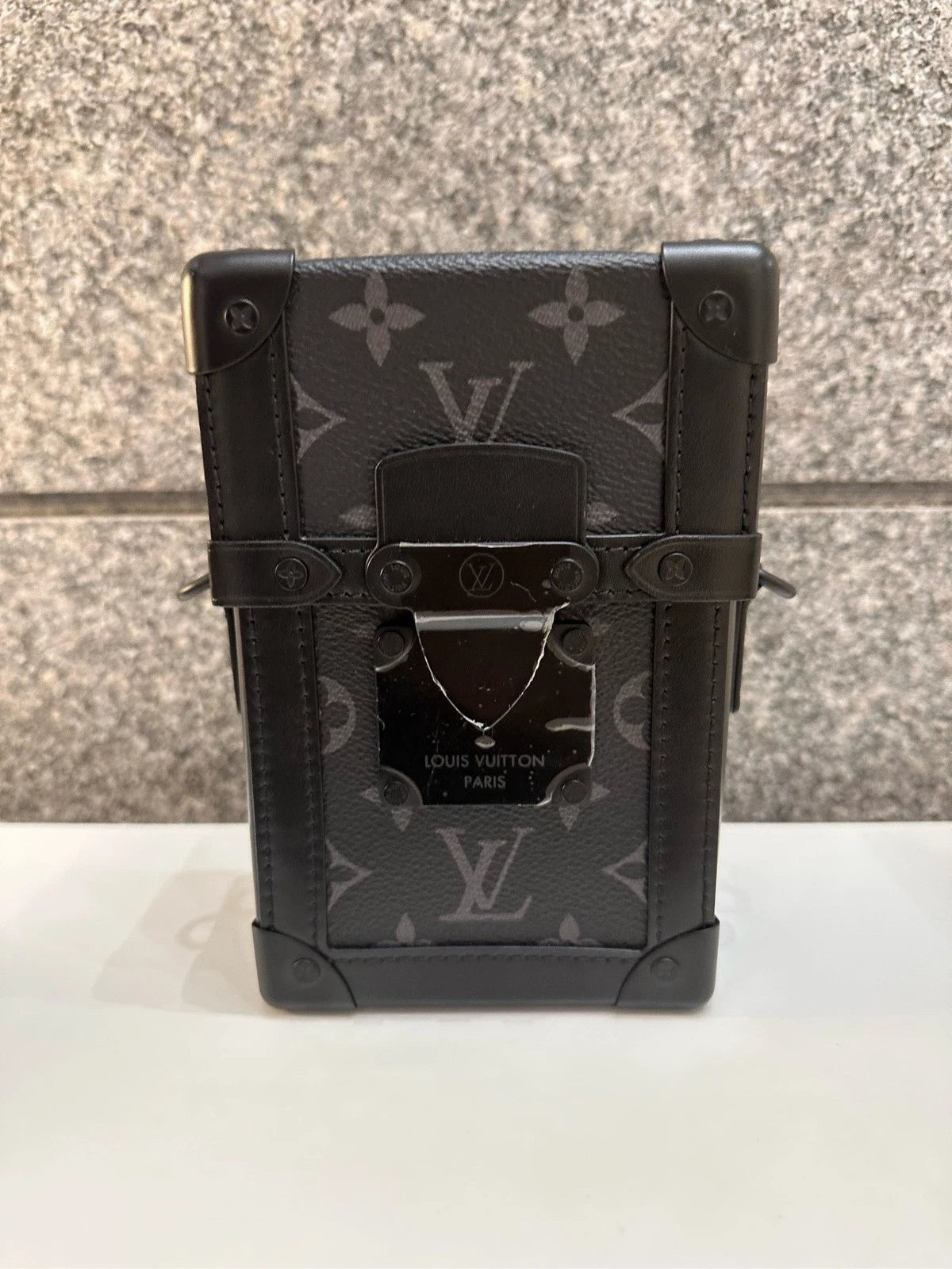 Louis Vuitton Vertical Soft Trunk Monogram Eclipse Crossbody