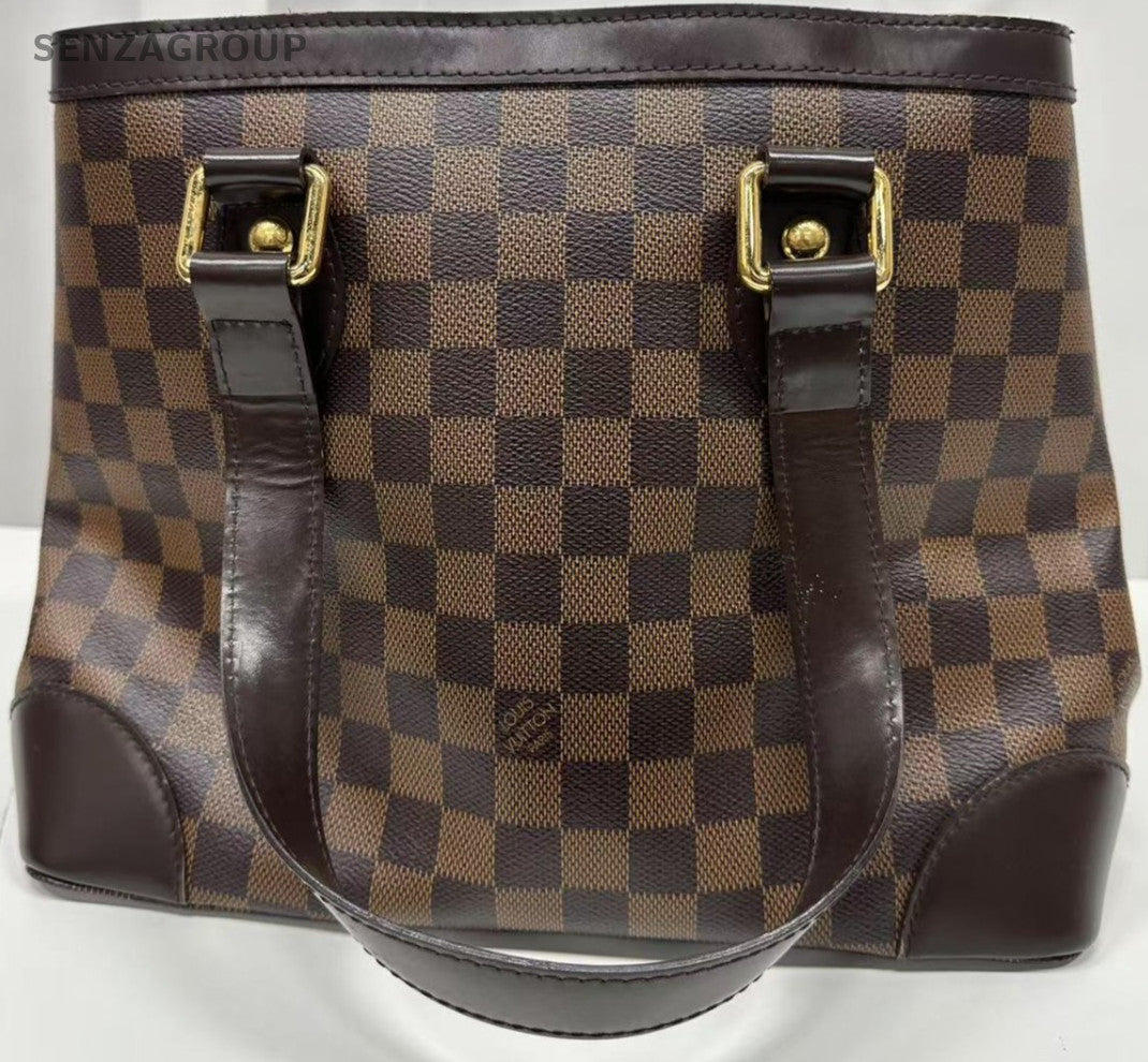 Louis Vuitton Damier Monogram Hampstead Handbag Brown