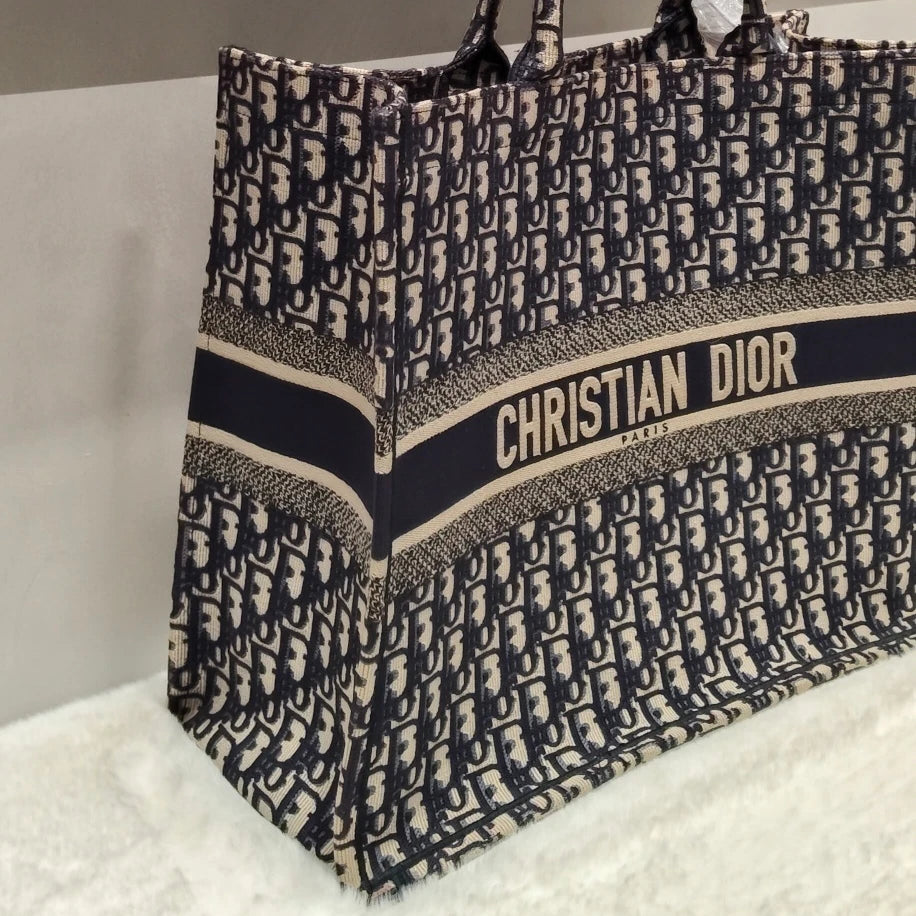 Dior Oblique Monogram Large Tote Bag For Women