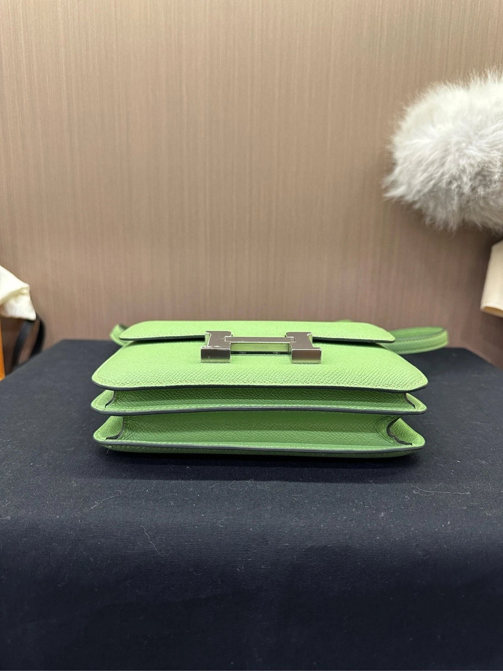 Hermes Constance 19 Green Epsom Leather Crossbody Bag For Women