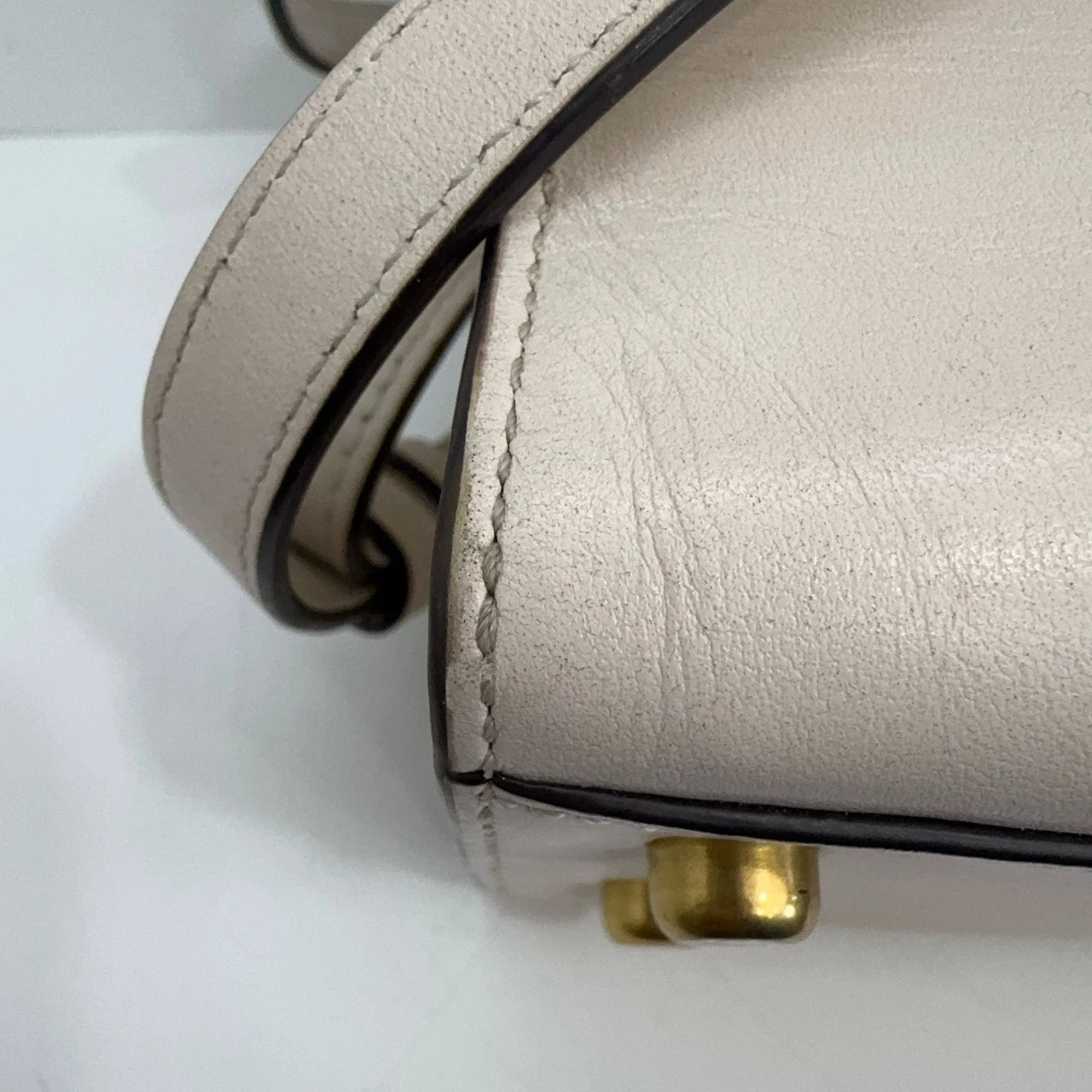 COACH Tabby 20 Women's Calf Leather Top Handle Shoulder Crossbody Bag Pink White