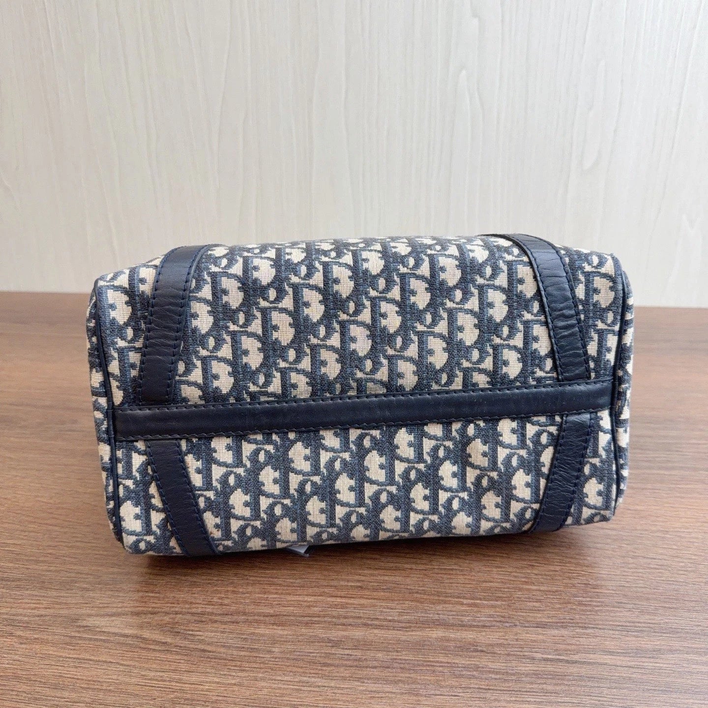 Christian Dior Vintage Boston Oblique Top Handle Bag Women Fashion