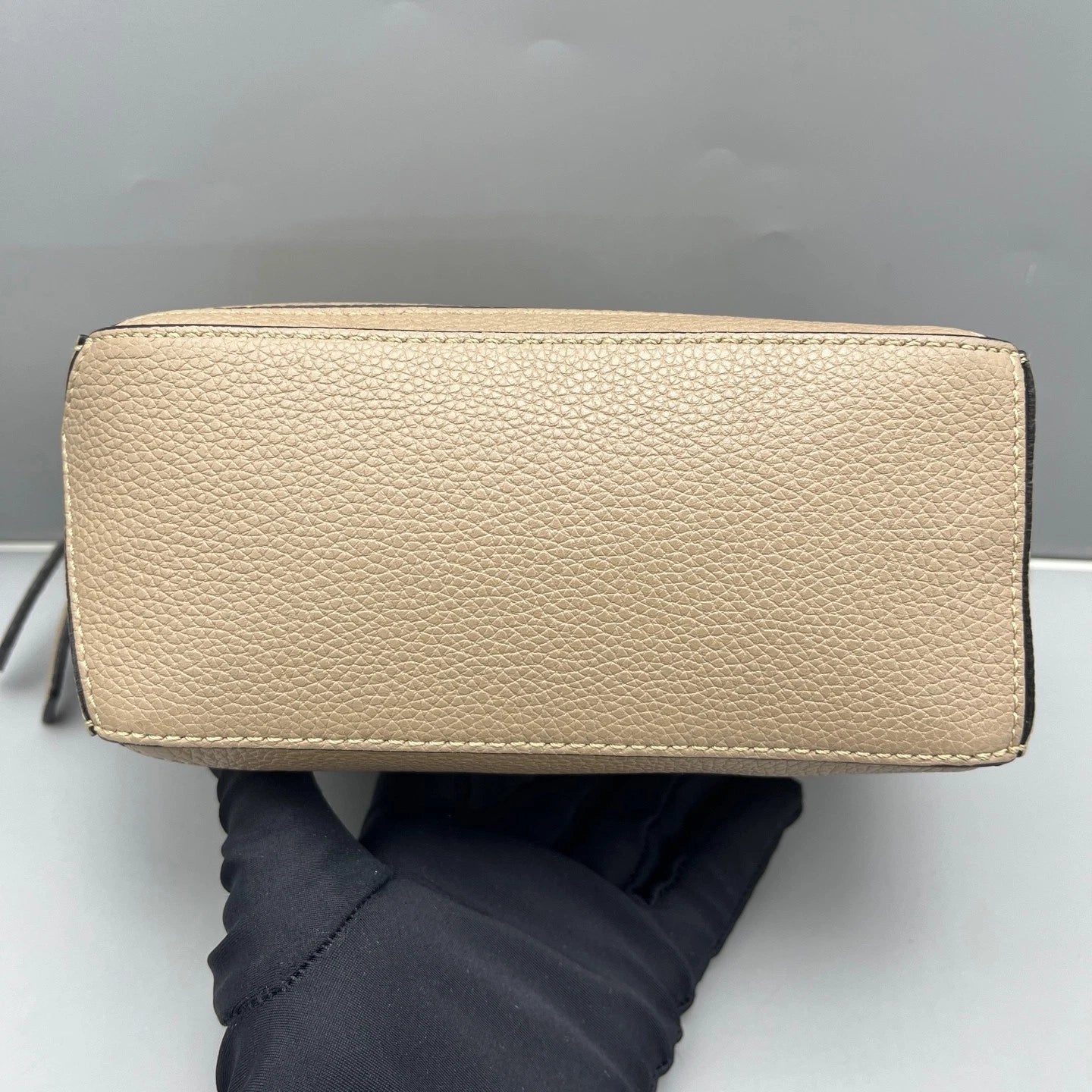 Loewe Mini Geometric Leather Crossbody Bag For Women Beige