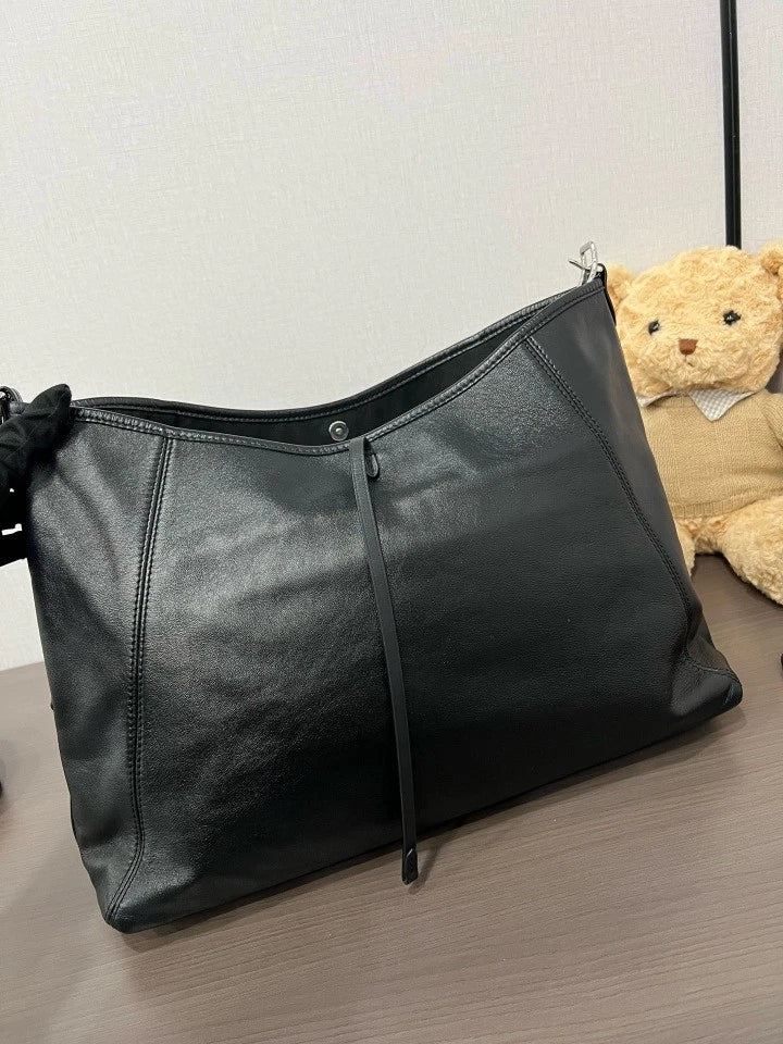Louis Vuitton Large Black Carry All Tote Bag For Women