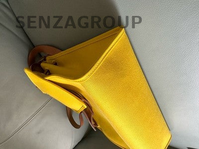 Hermès Herbag 31 Yellow Shoulder Bag Silver Hardware Women's Classic