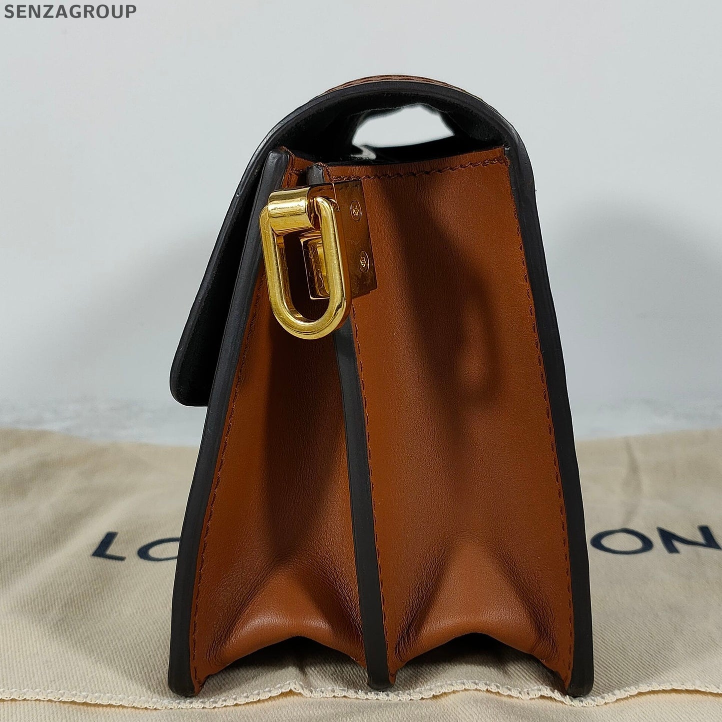 Louis Vuitton Dauphine MM Monogram Shoulder Bag Brown Women's Classic