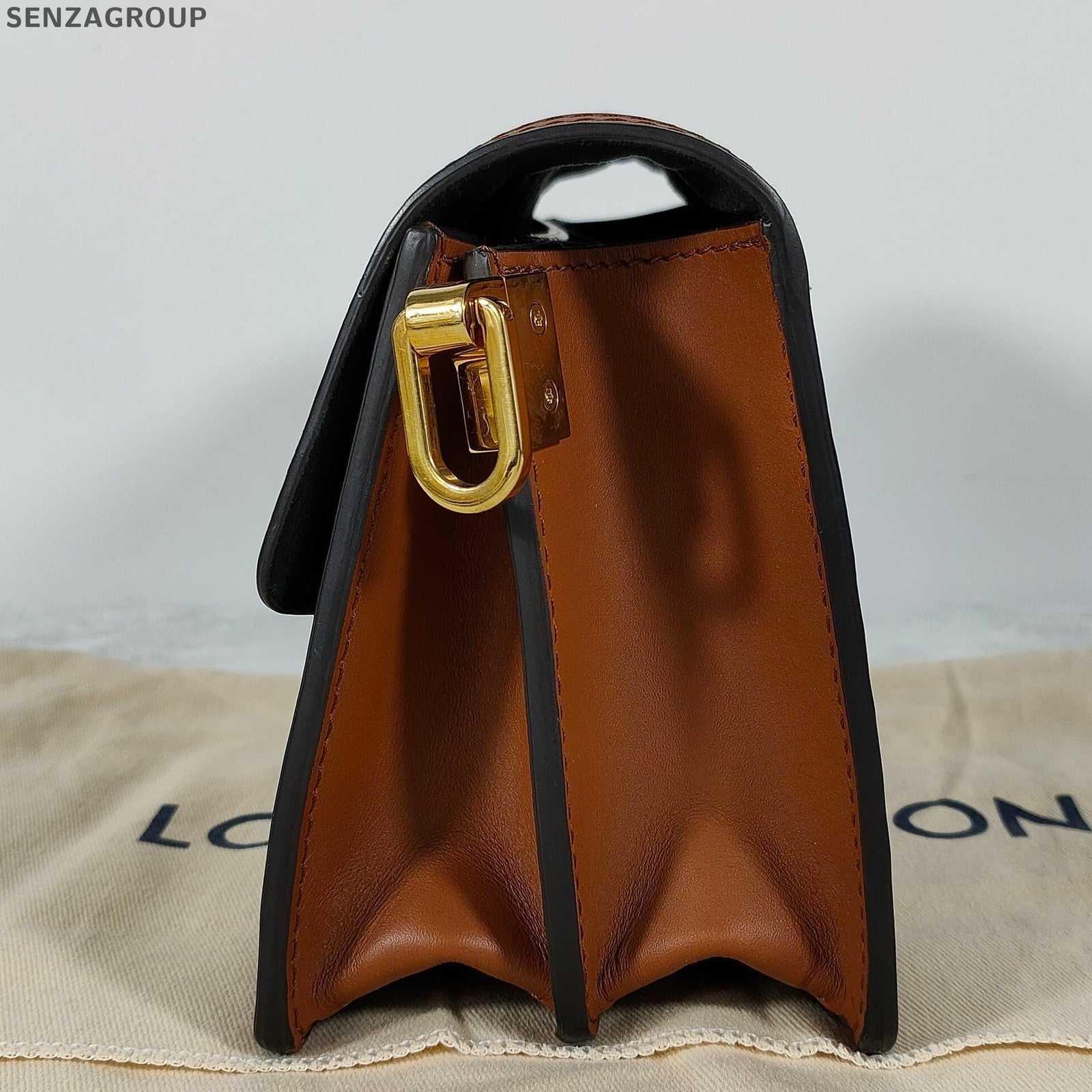 Louis Vuitton Dauphine MM Monogram Shoulder Bag Brown Women's Classic