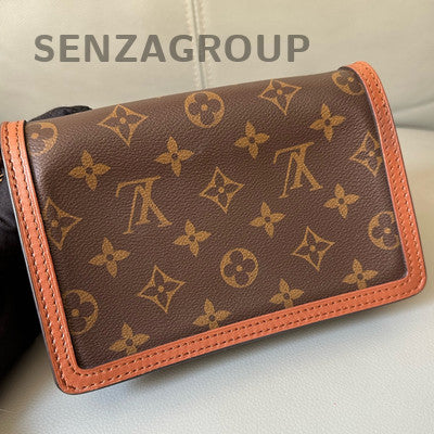 Louis Vuitton Monogram Dauphine Chain Wallet on Strap Crossbody Bag