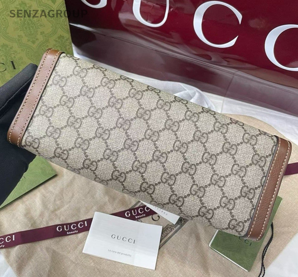 Gucci Padlock PM Shoulder Bag Brown Gold Used Women Classic
