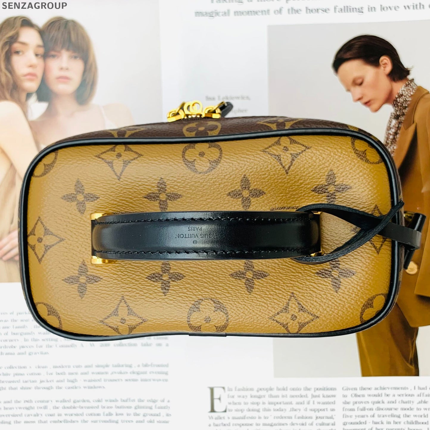Louis Vuitton Monogram Cosmetic Pouch Chain Shoulder Bag Women's Classic