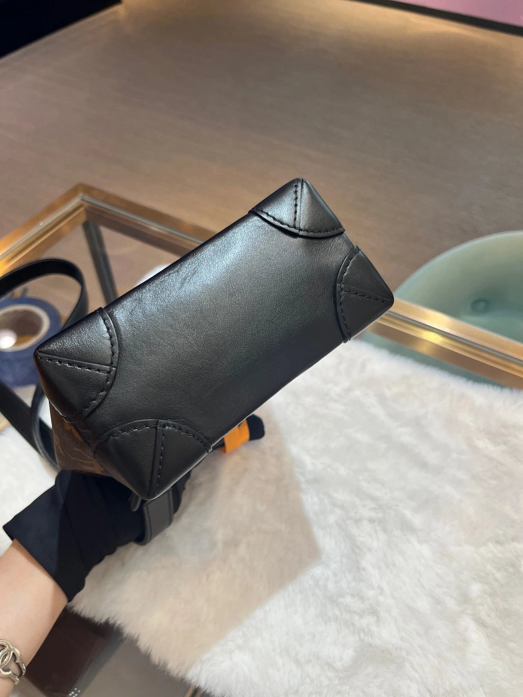 Louis Vuitton Steamer XS Nano Monogram Canvas Crossbody Shoulder Bag