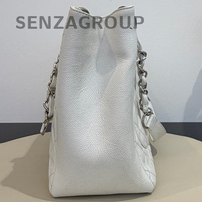 Chanel GST Silver Chain Shoulder Bag Classic Quilted Fashion Women
