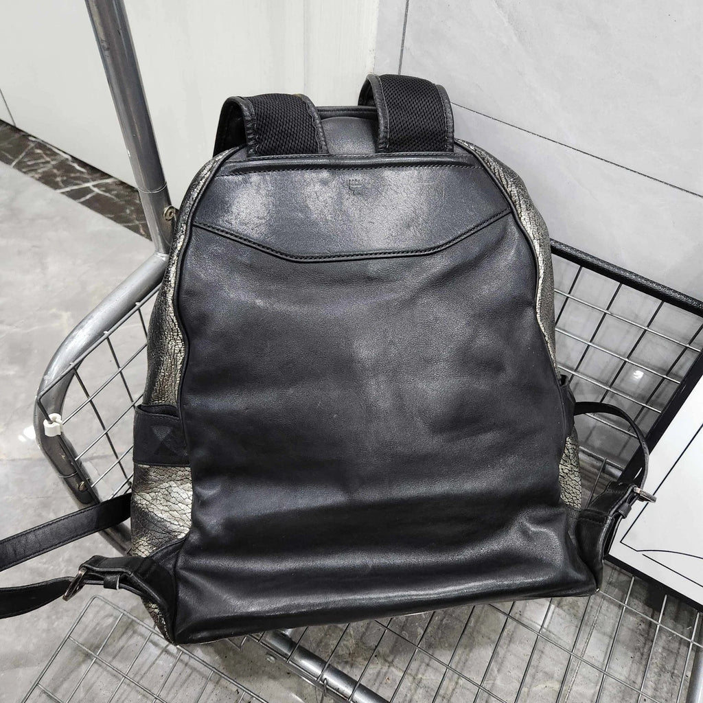 MCM Colorblock Leather Backpack for Women