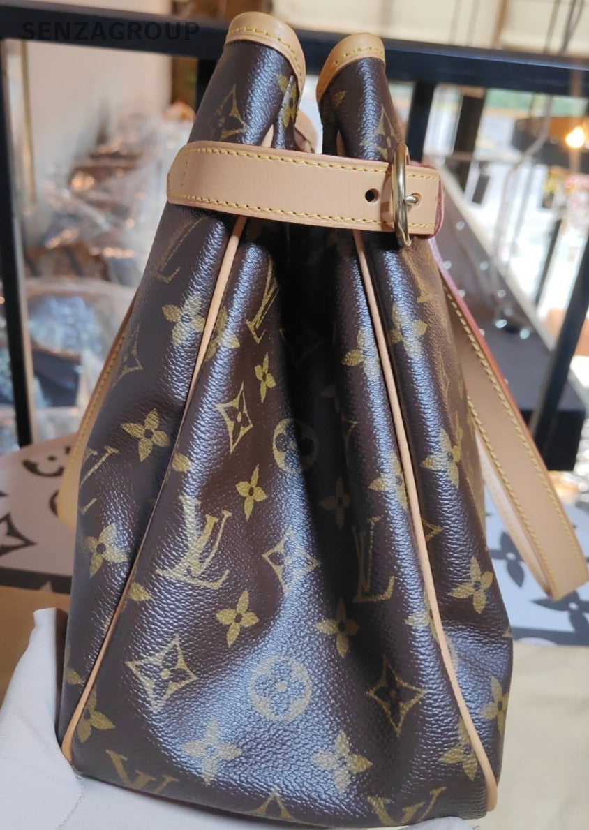 Louis Vuitton GM Monogram Pumpkin Armpit Shoulder Bag Brown Women