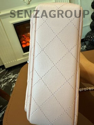 Chanel Coco Crush Quilted Pink Gold Shoulder Bag - Fashion Women