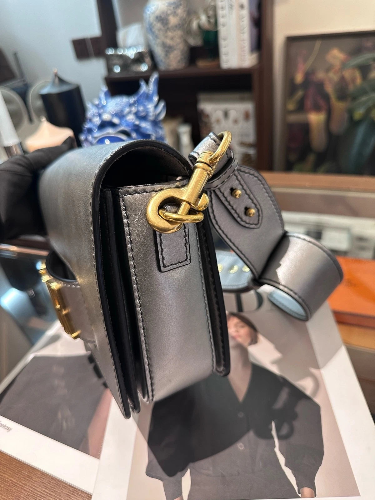 Dior JADIOR Medium Silver Crossbody For Women