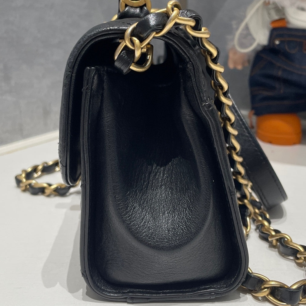 Chanel 21S Quilted Chain Shoulder Crossbody Bag - Classic Women's Fashion