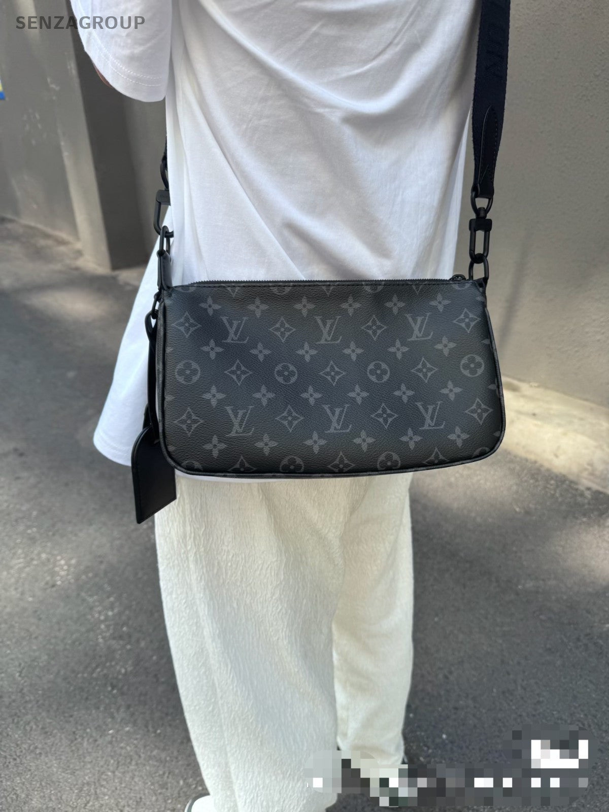 Louis Vuitton Monogram Black Metis Shoulder bag Crossbody CHIP VERSION