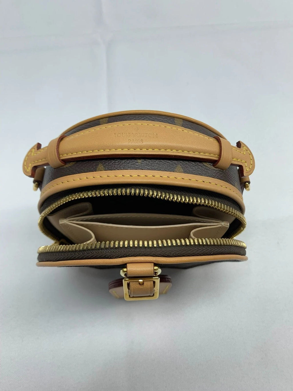 Louis Vuitton Canvas Mini Boite Chapeau Crossbody Bag For Women