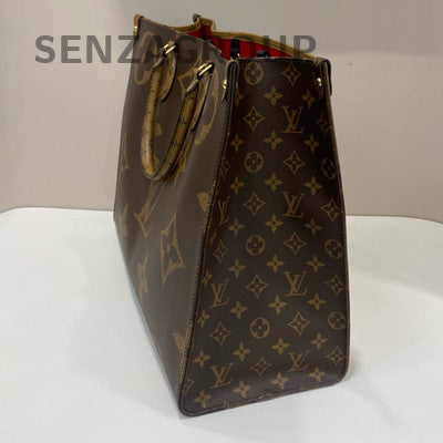 Louis Vuitton OnTheGo GM Tote Bag Monogram Brown Gold Hardware