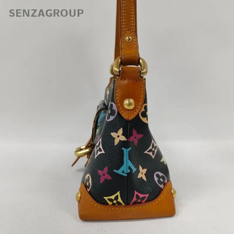 SJ0001 Louis Vuitton vcoated canvas Crossbody Bags Eliza Black Multicolore