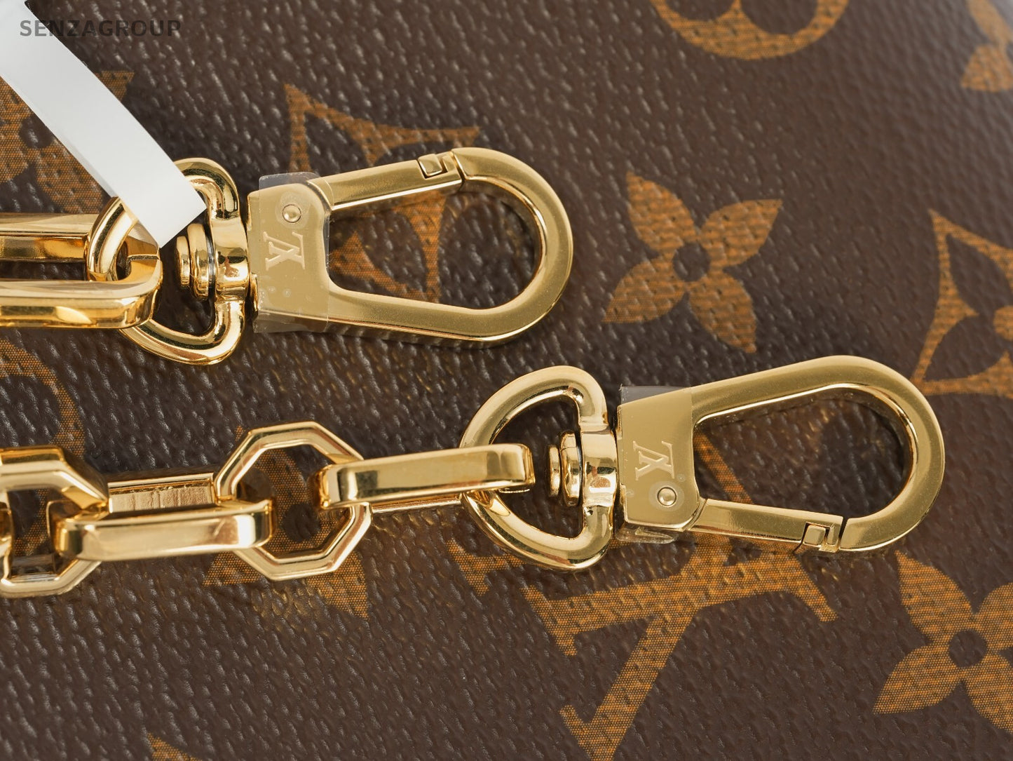 LOUIS VUITTON Monogram Reverse Dauphine MM  Shoulder Bag M44391 CHIP VERSION