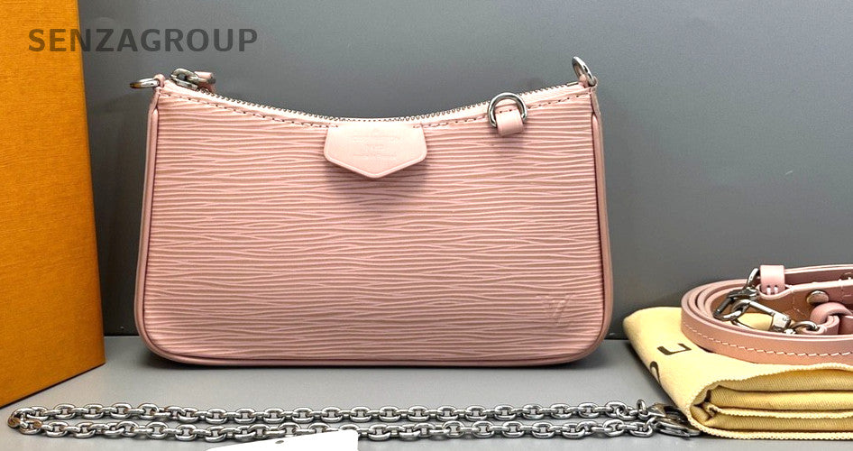 Louis Vuitton Easypouch Epi Leather Chain Strap 2way Shoulder bag Pink Women