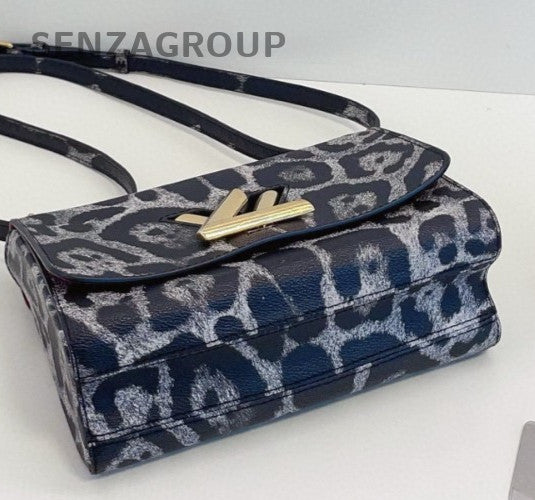 Louis Vuitton Twist Epi Leather Shoulder Bag Black Gold Used Women Classic