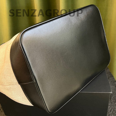 Saint Laurent Tote Bag Beige Black Shoulder Bag Women's Classic