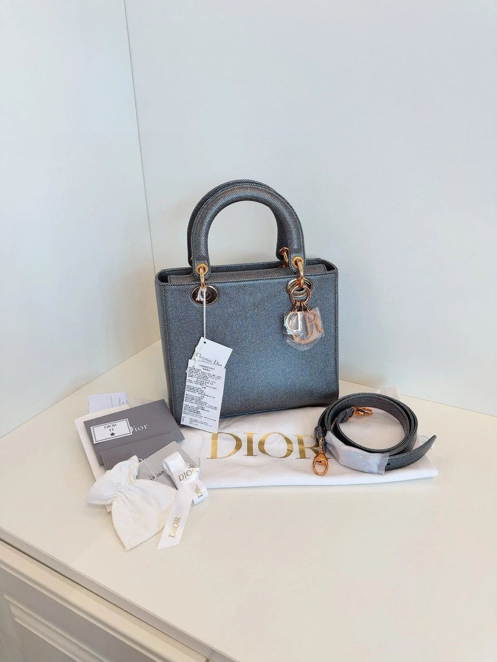 Dior Lady Dior Top Handle Excellent