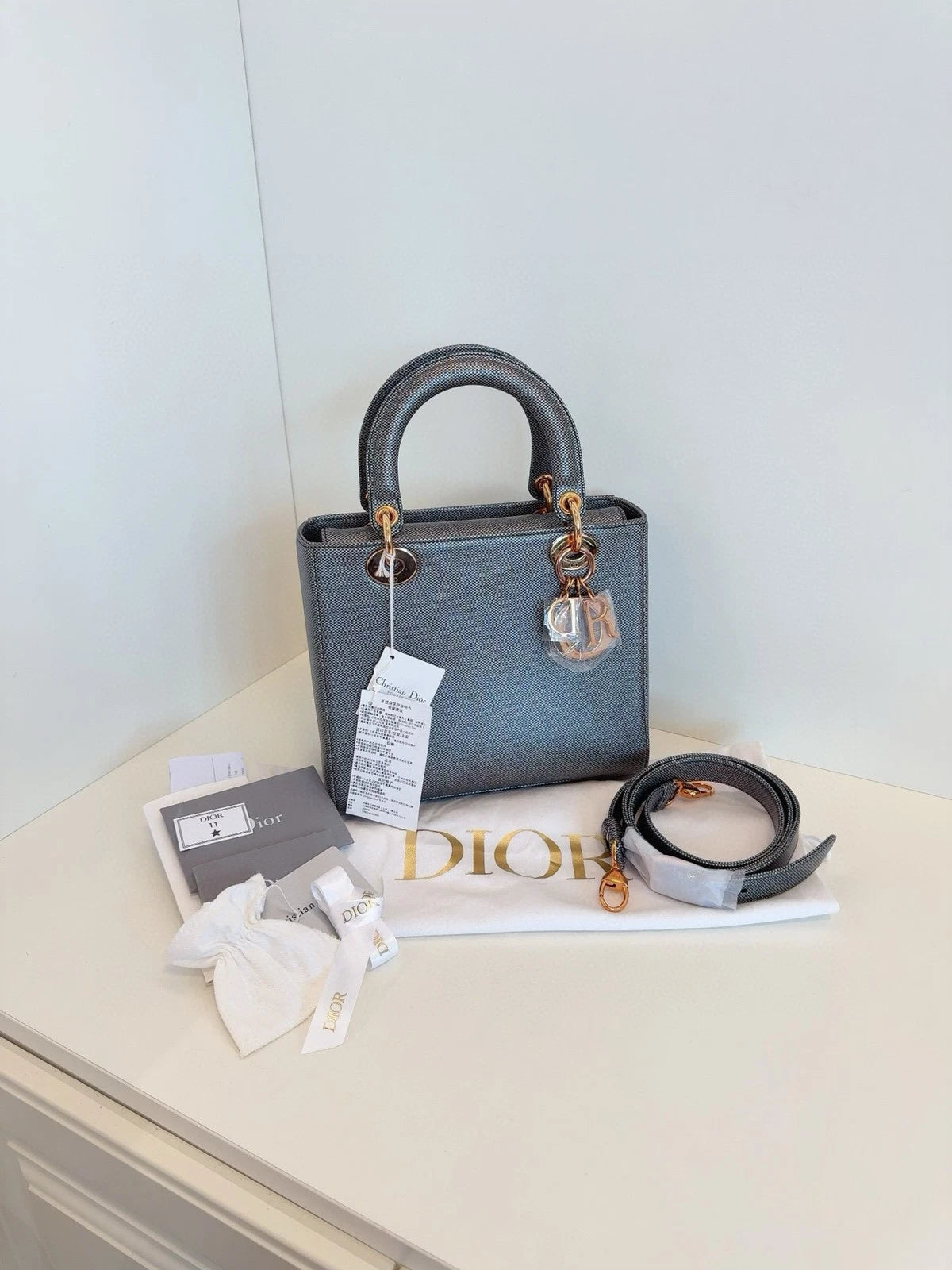 Dior Lady Dior Top Handle Excellent