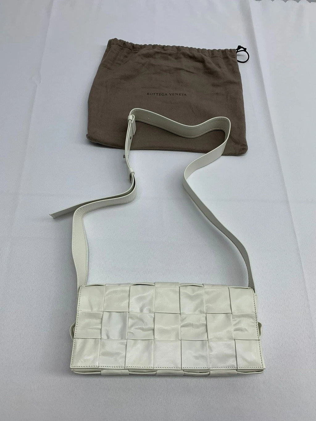 Bottega Veneta Woven Logo Crossbody Bag For Women
