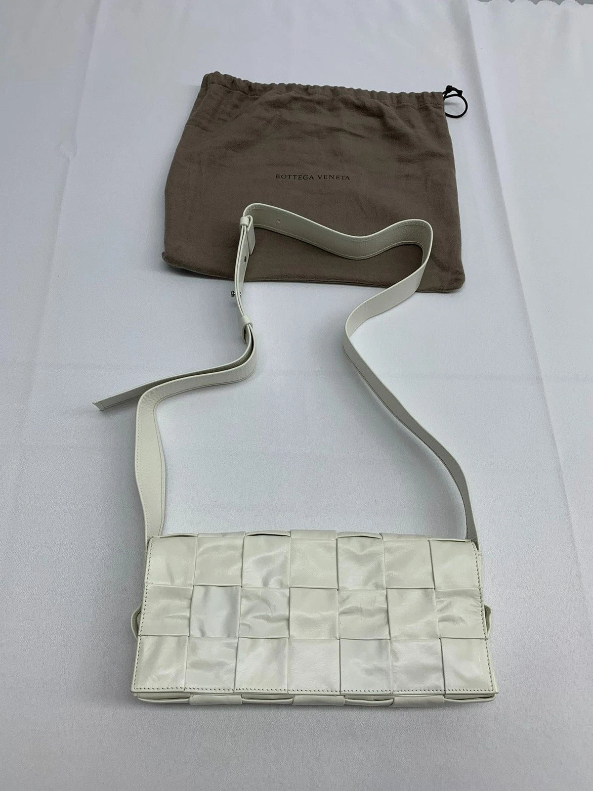 Bottega Veneta Woven Logo Crossbody Bag For Women