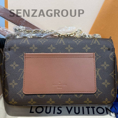 Louis Vuitton Marceau Monogram Shoulder Crossbody Bag Caramel Women