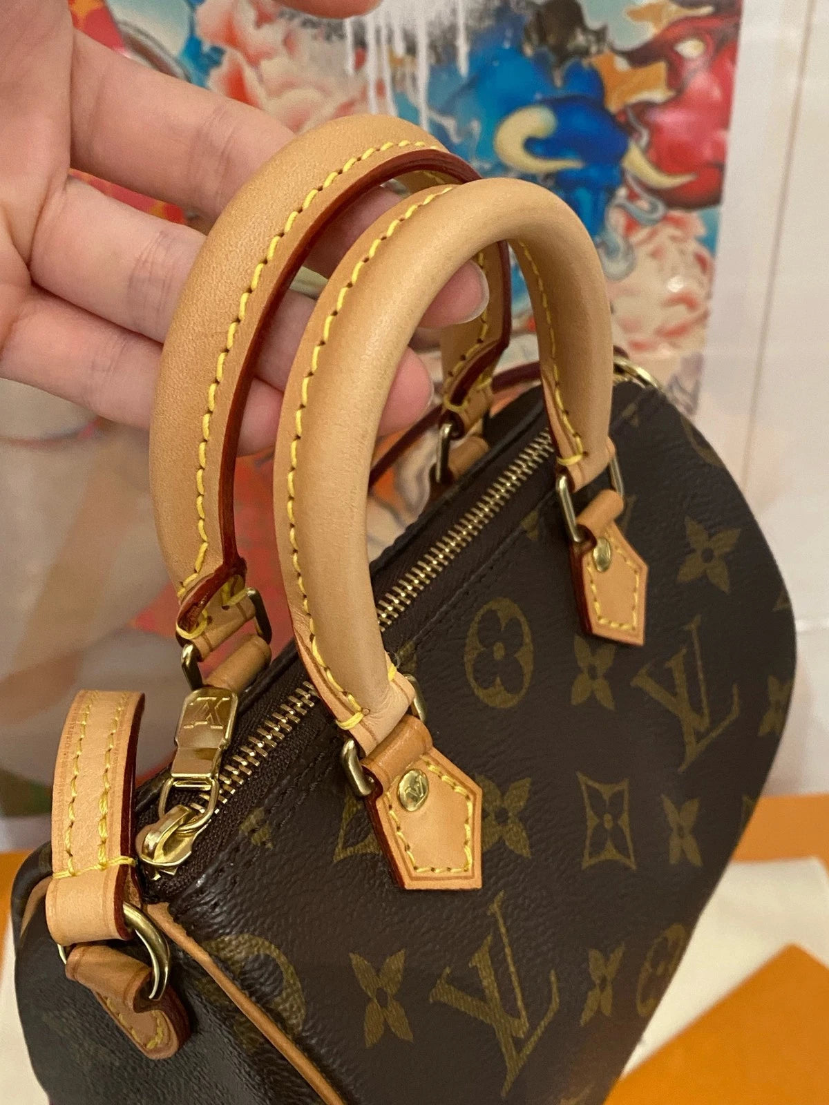 Louis Vuitton Monogram Canvas Speedy Nano Crossbody For Women