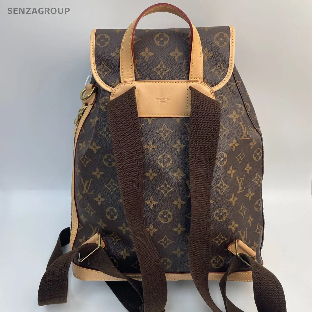 SJ0001 Louis Vuitton Backpack Brown Canvas Z