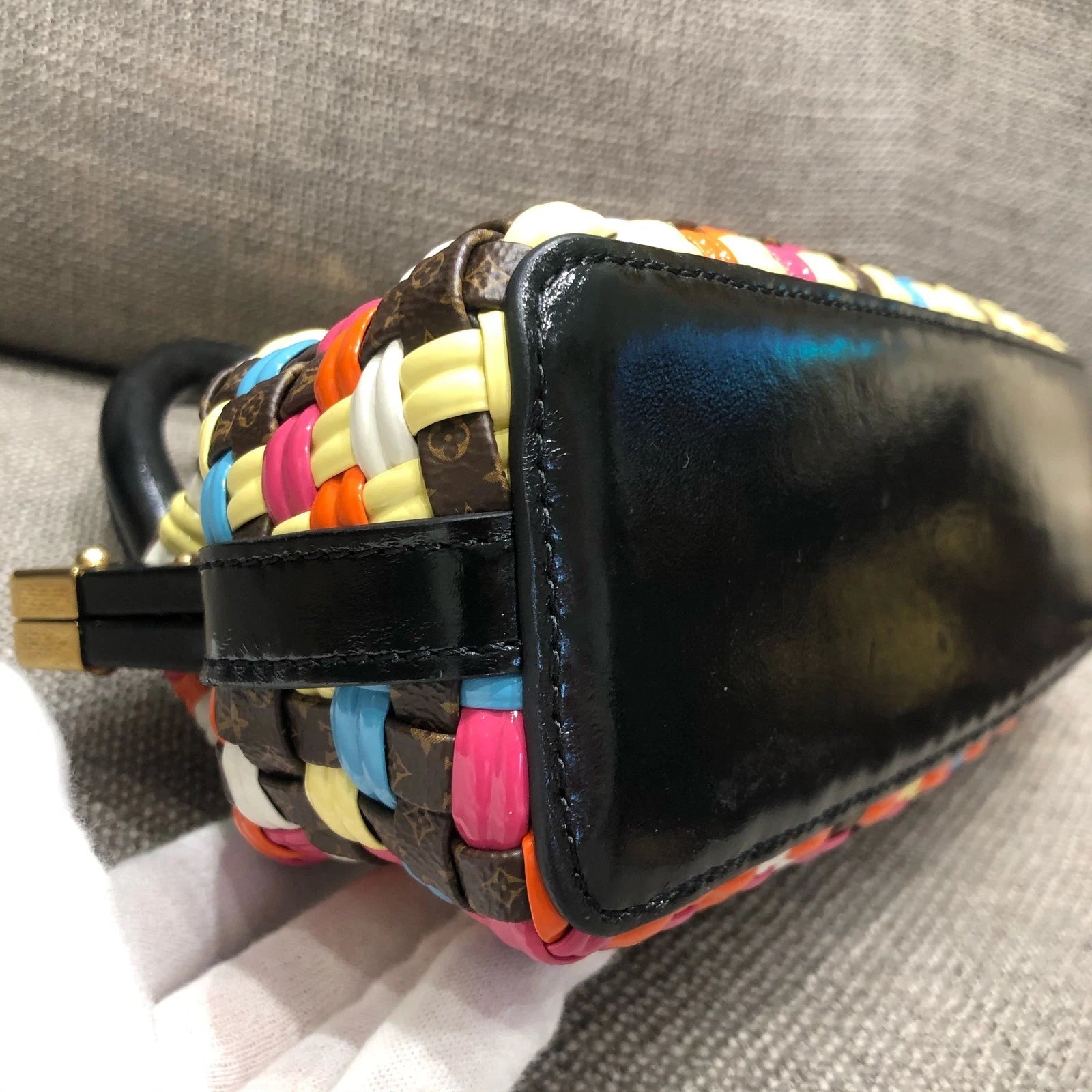 Louis Vuitton Multicolor Woven Cloud Top Handle Bag For Women