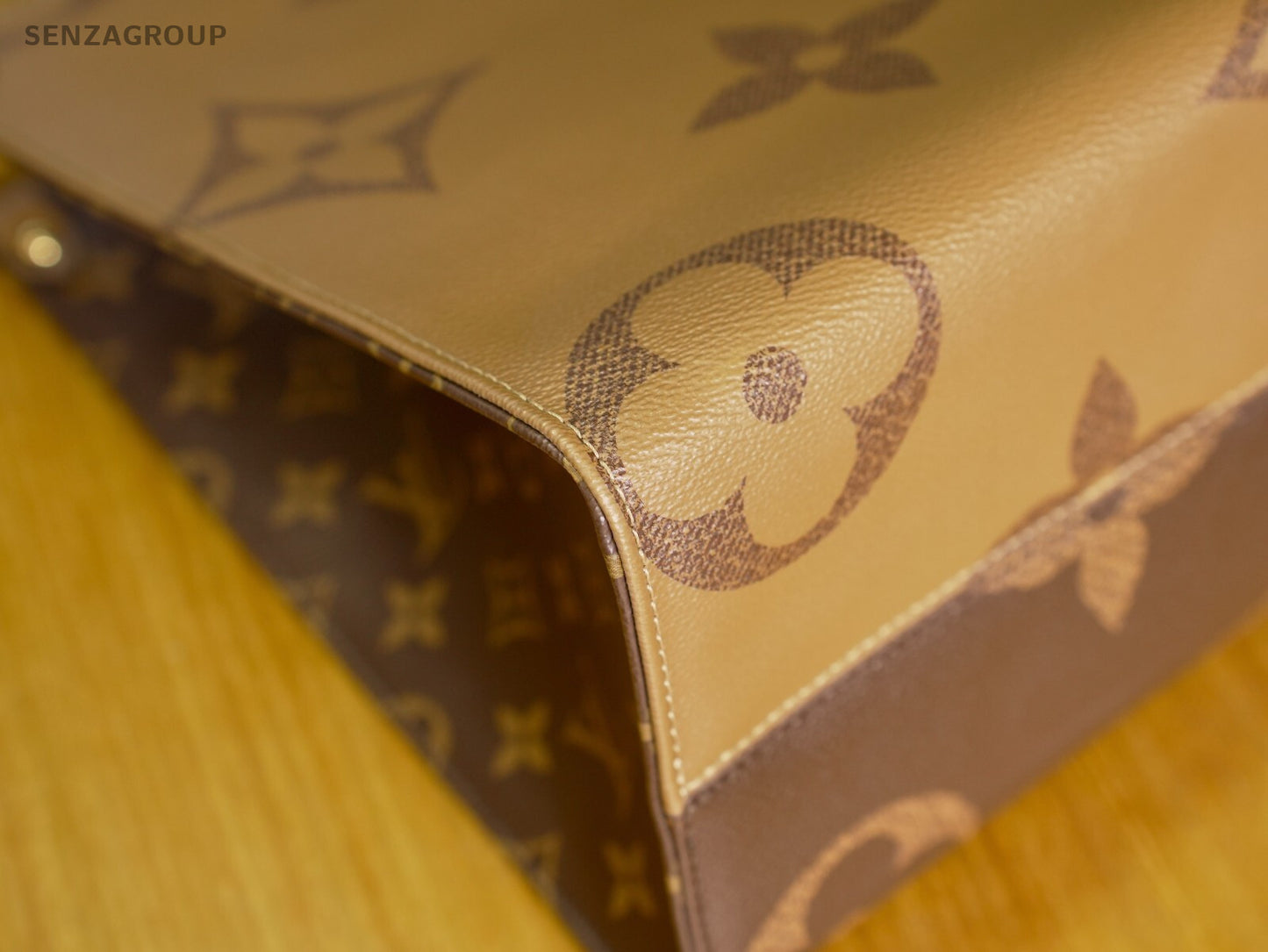 LOUIS VUITTON Monogram ONTHEGO MM Hand Bag Brown M45321 Chip Version