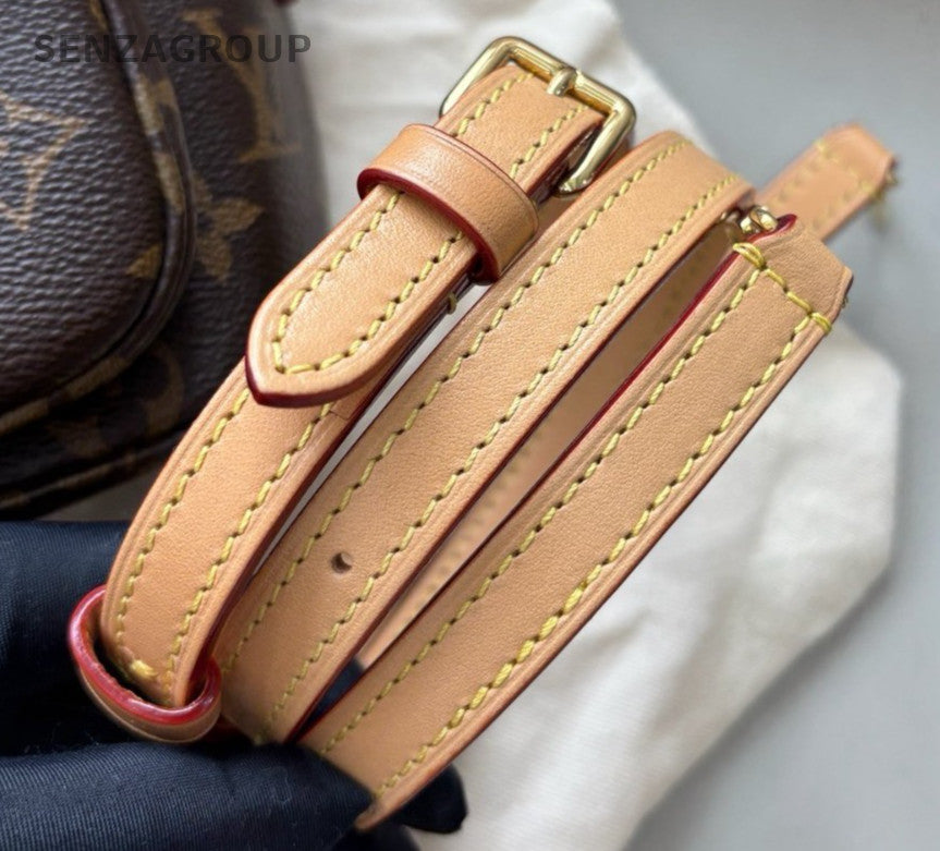 Louis Vuitton Bumbag Monogram Shoulder Bag Crossbody Brown Gold Women Classic