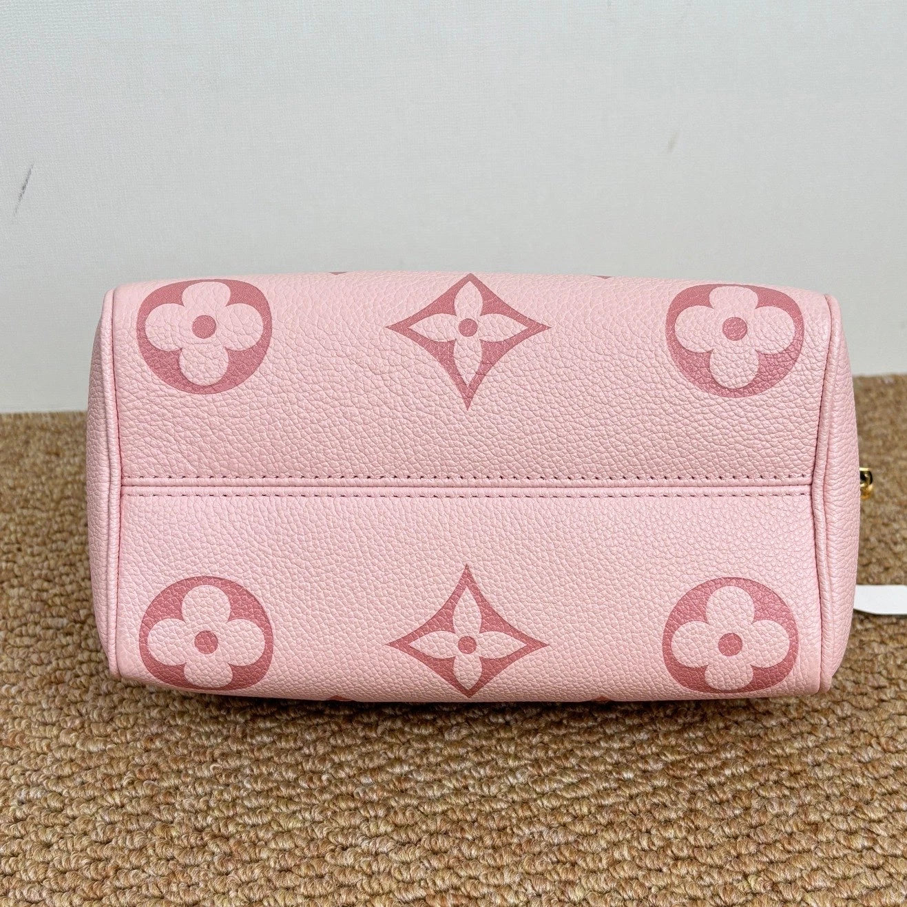 Louis Vuitton Speedy20 Pink Gold Top Handle Crossbody Monogram Fashion Classic
