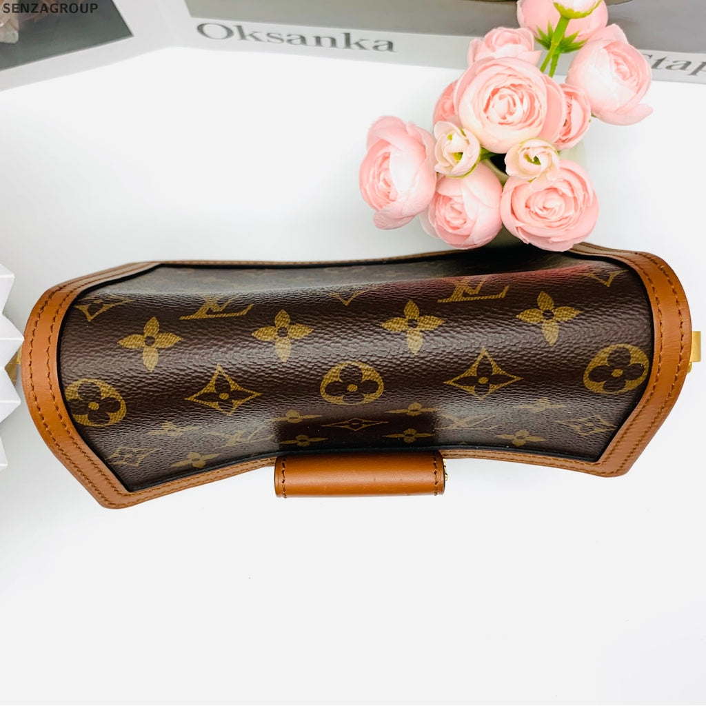 Louis Vuitton Daphne Monogram Brown Canvas Shoulder Crossbody Bag