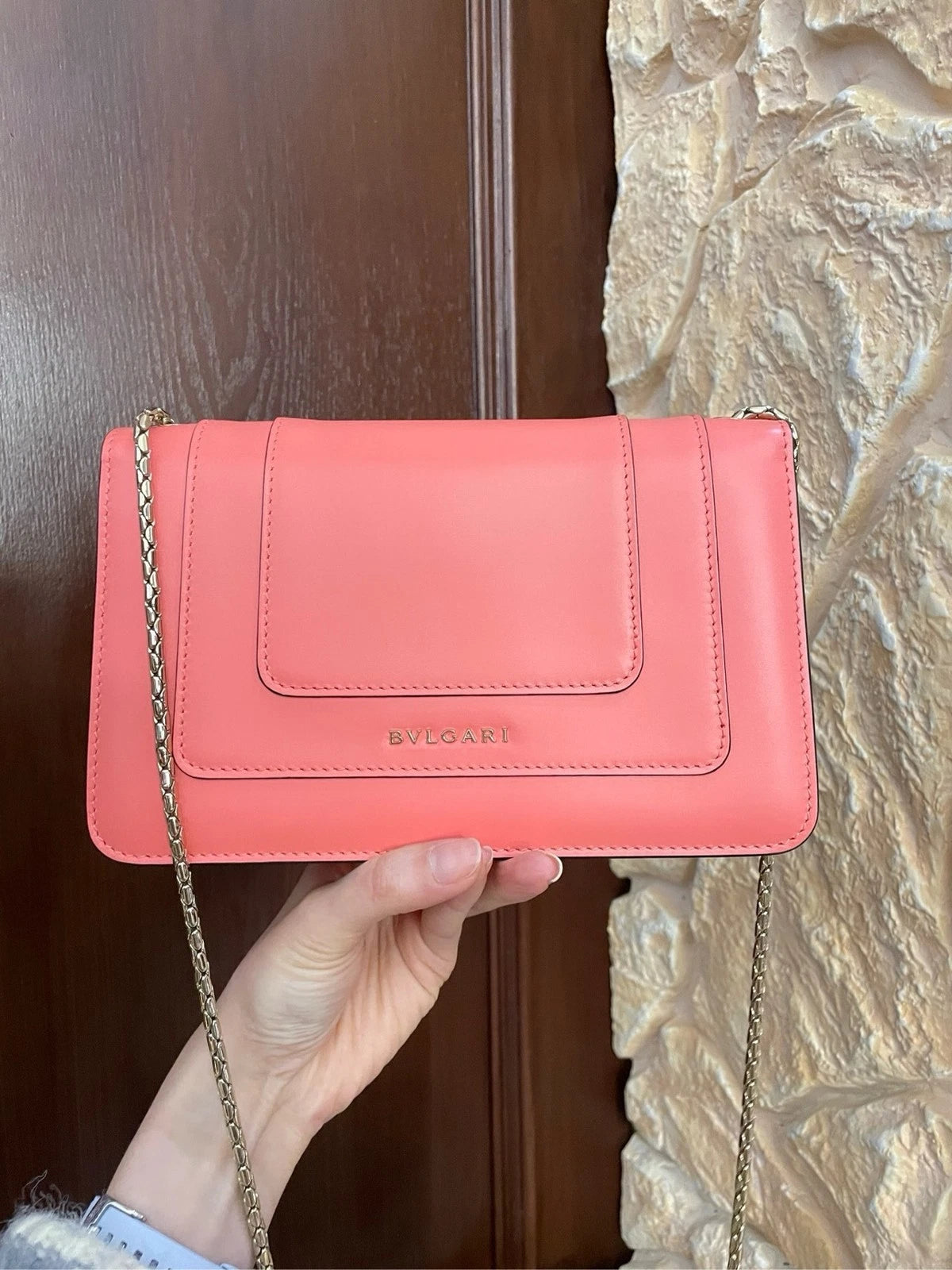 Bvlgari Serpenti Snake Head WOC Chain Crossbody Bag For Women Pre-owned