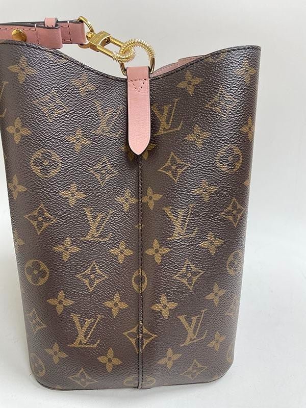 Louis Vuitton NeoNoe Shoulder bucket Bag MM Brown Canvas Monogram Women Classic