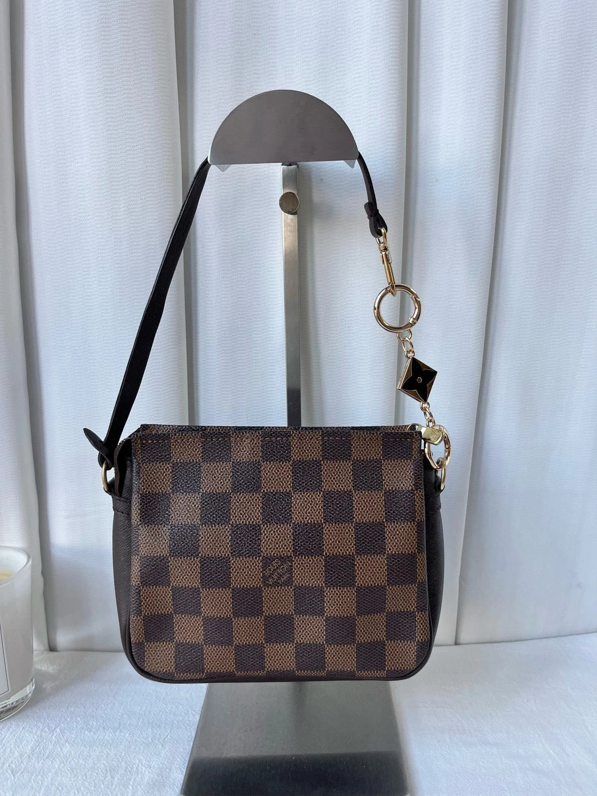 Louis Vuitton Brown Canvas Handbag Shoulder Bag For Women