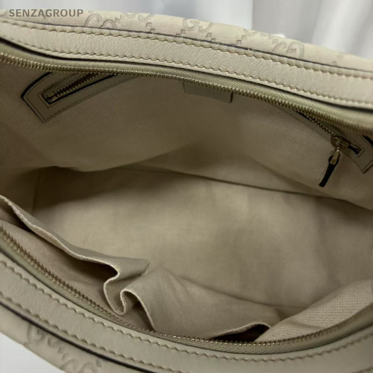 GUCCI Guccissima Lovely White Shoulder bag