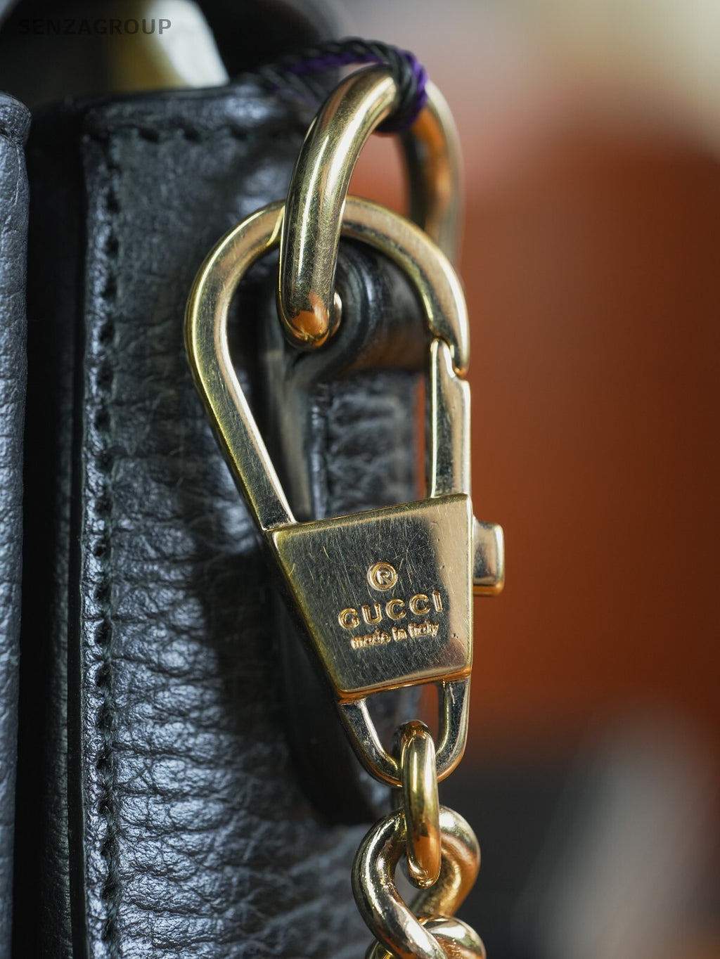GUCCI Interlocking Top Handle Shoulder Bag